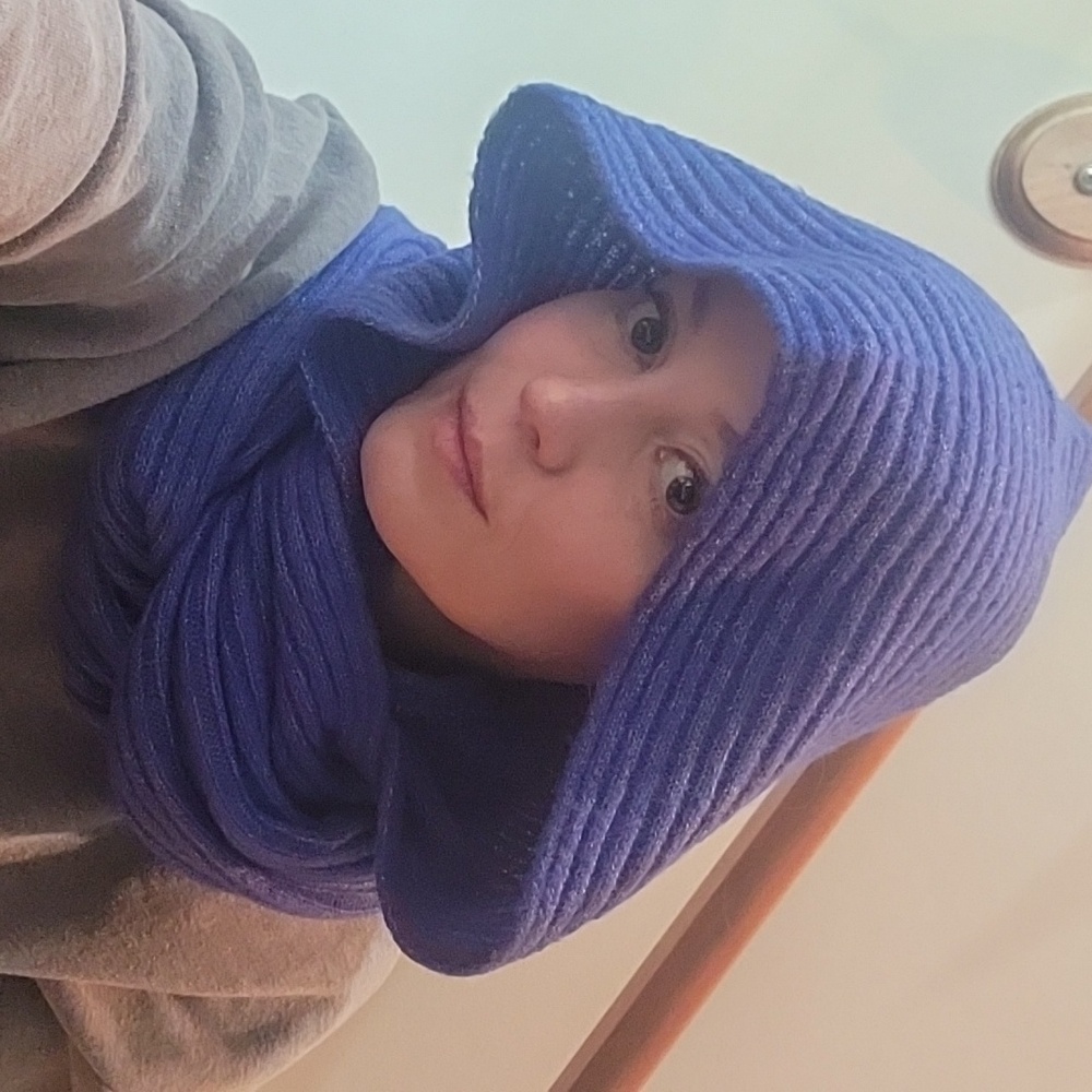 Free People hooded cowl